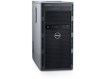 Dell PowerEdge T130 Tower Server Intel Xeon E3-1220 v5, Windows Server 2012 Foundation, 16GB Memory, 1TB Hard Drive